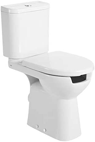 Roca,Access,Taza con salida horizontal y apertura frontal para inodoro de tanque bajo para movilidad reducida